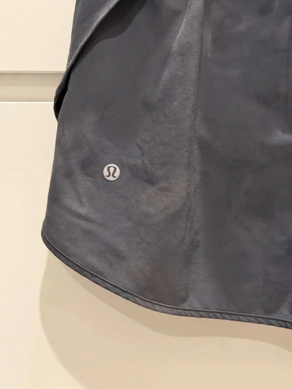 Lululemon Hotty Hot HR Skirt Long Diamond Dye Pitch Grey Graphite